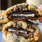 Oreo Stuffed Chocolate Chip Cookies