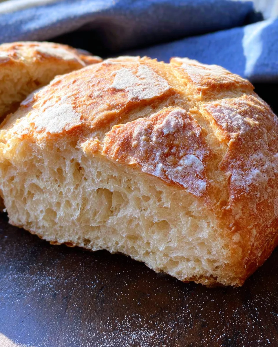 Rustic Italian Crusty Bread Recipe