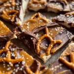 Sea Salt Caramel Pretzel Bark
