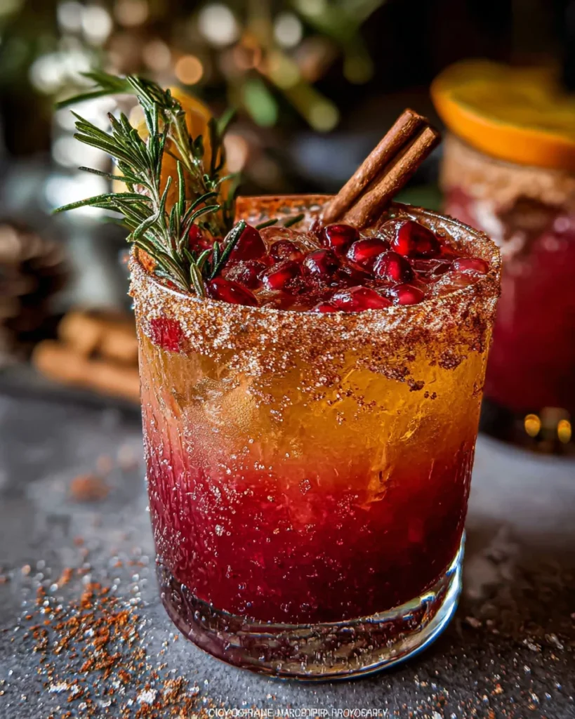 Spiced Christmas Margarita