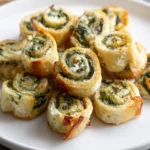 Spinach Dip in Bite-Sized Pinwheels
