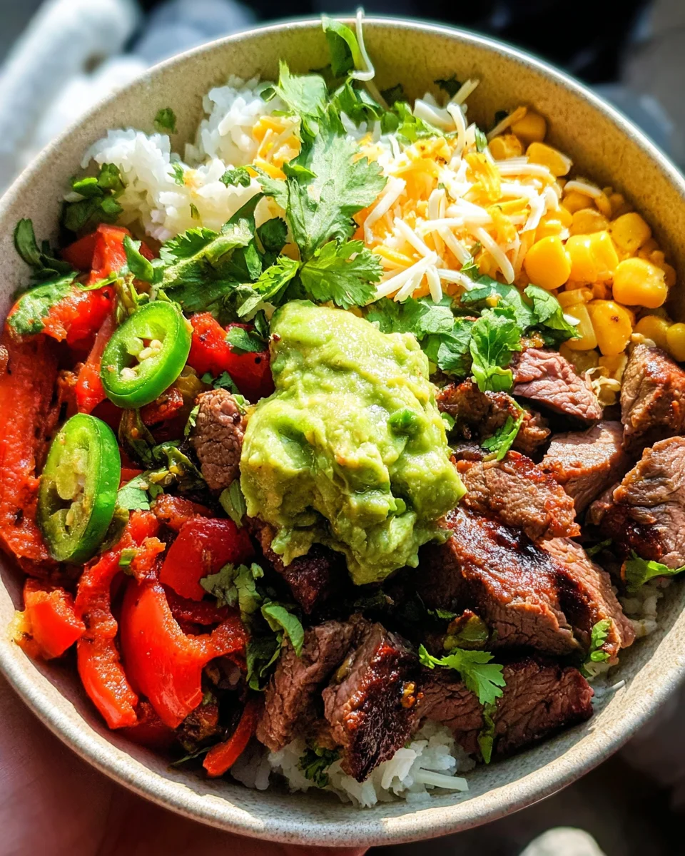 Steak And Rice Bowls