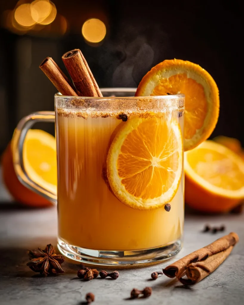 Warm Cinnamon Orange Delight Mocktail Recipe