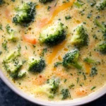 30 Minute Broccoli Cheddar Soup