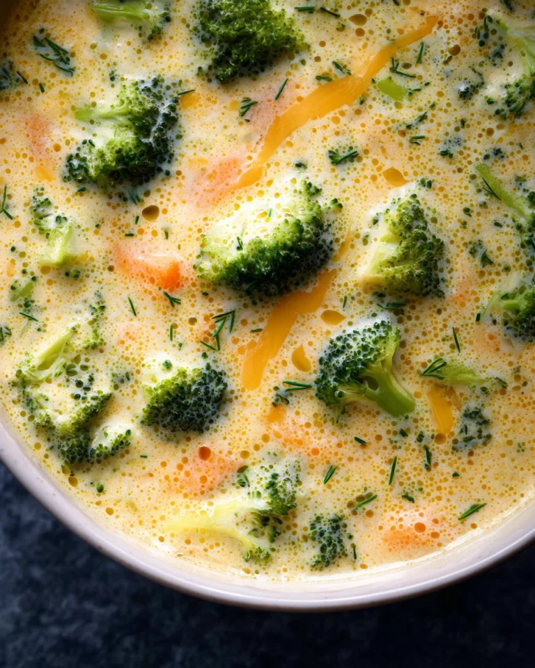 30 Minute Broccoli Cheddar Soup
