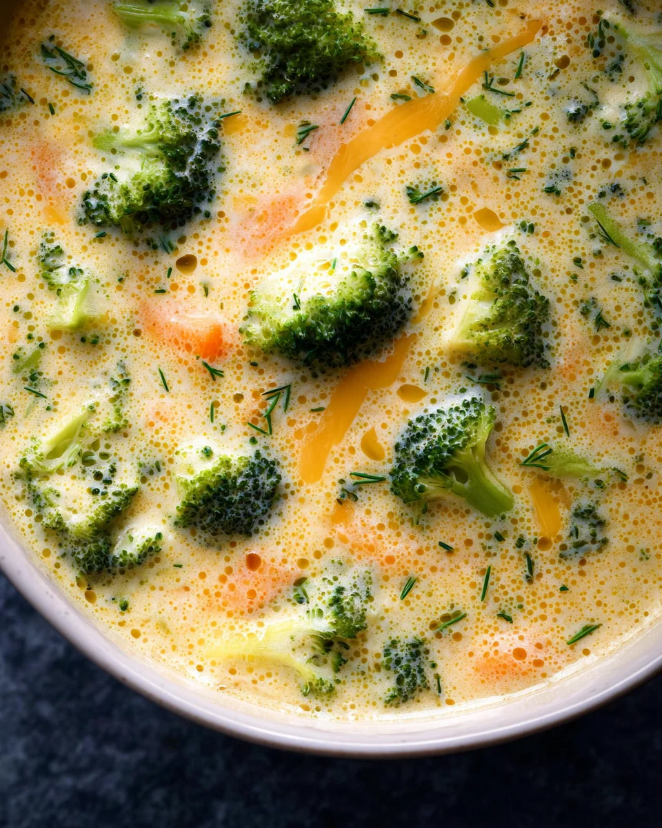 30 Minute Broccoli Cheddar Soup