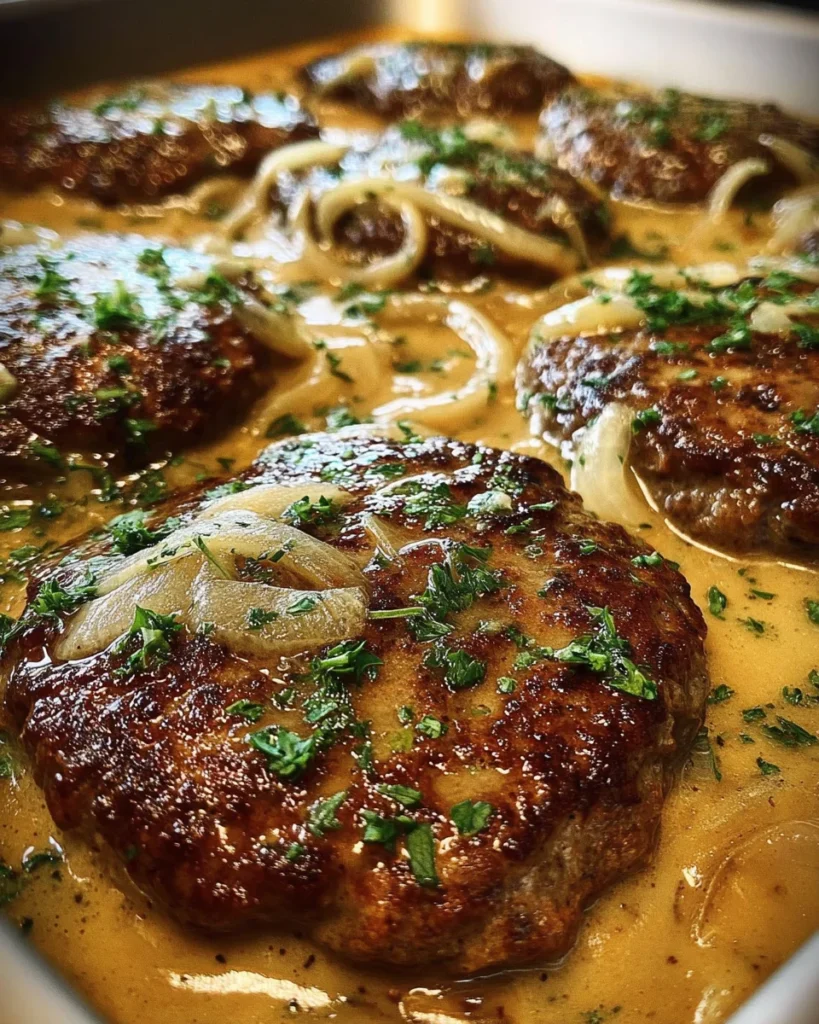 Amish Hamburger Steak Bake