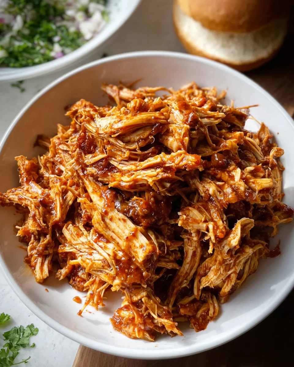 BBQ Pulled Chicken (Instant Pot) Recipe