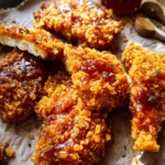 Baked Crunchy Hot Honey Chicken