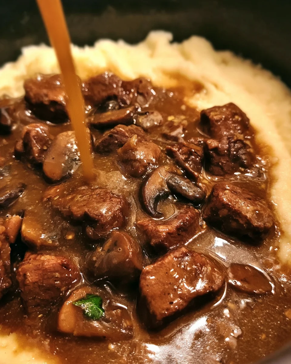 Best Ever Beef Tips & Gravy (Easy)