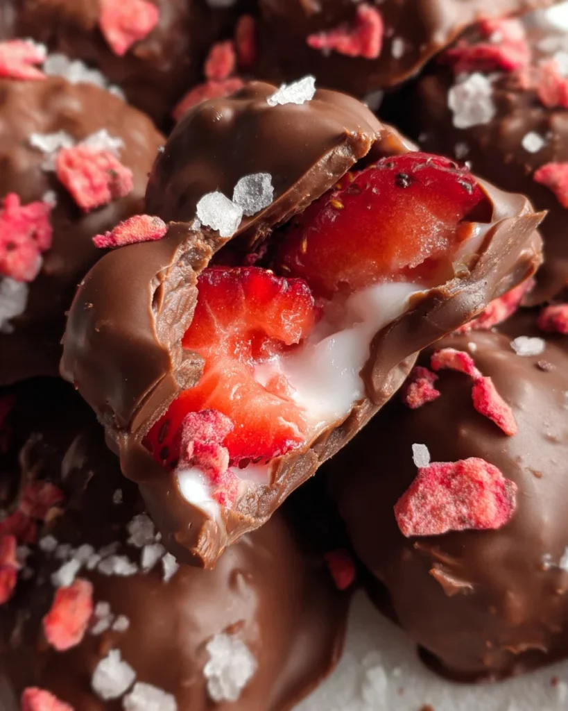 Chocolate Strawberry Yogurt Clusters (Viral Recipe!)