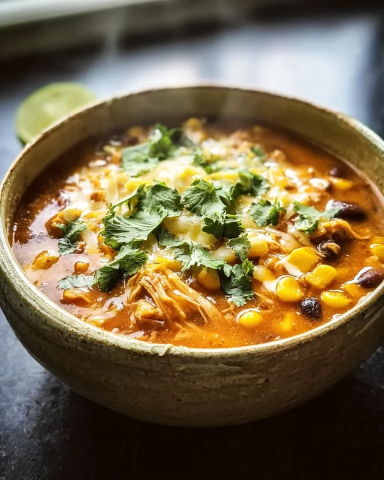 Creamy Chicken Enchilada Soup
