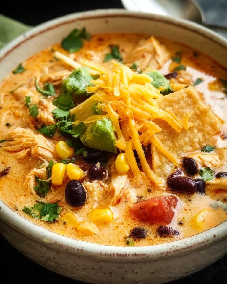 Creamy Chicken Tortilla Soup