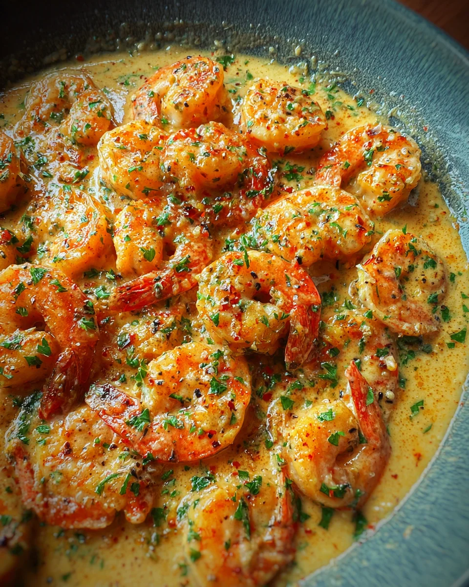 Creamy Garlic Shrimp