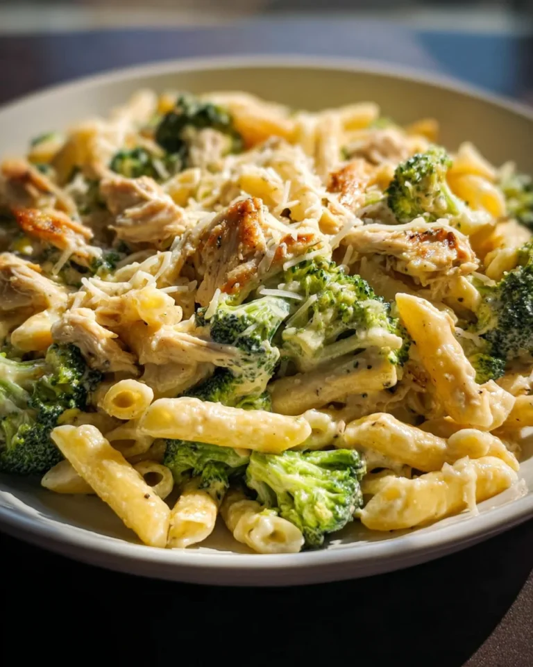 Creamy Rotisserie Chicken Broccoli Pasta