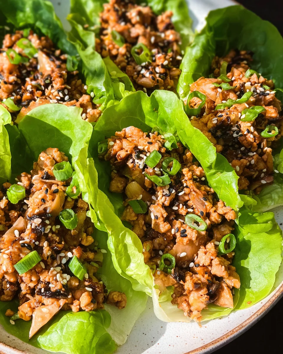 Crunchy PF Chang's Lettuce Wraps