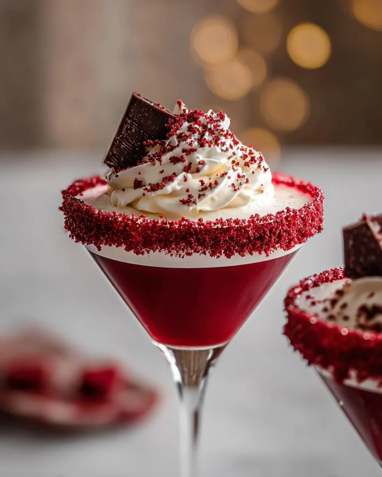 Decadent Red Velvet Martini Recipe for Your Next Celebration