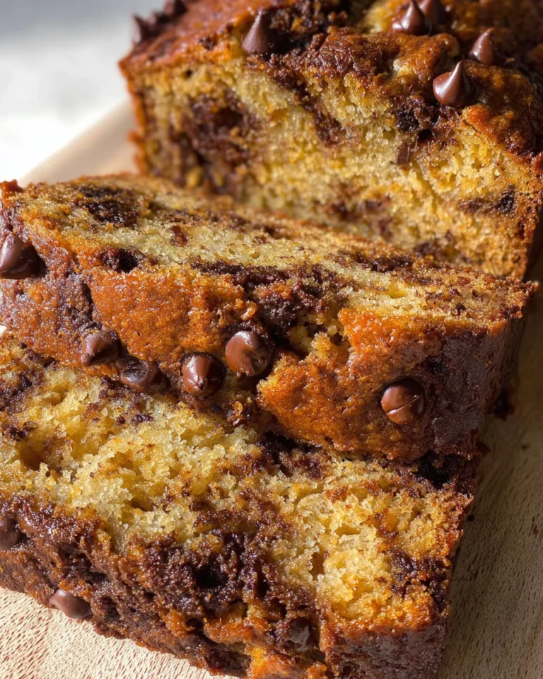 Easy Chocolate Chip Banana Bread