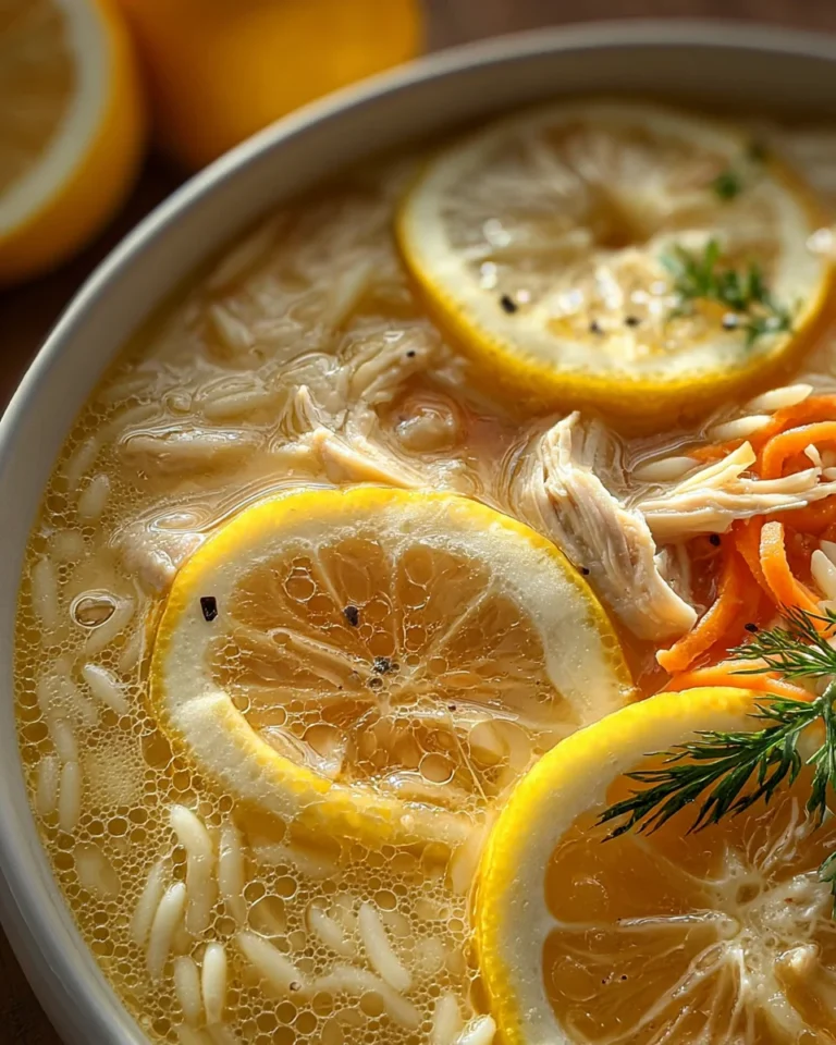 Greek Lemon Chicken Soup