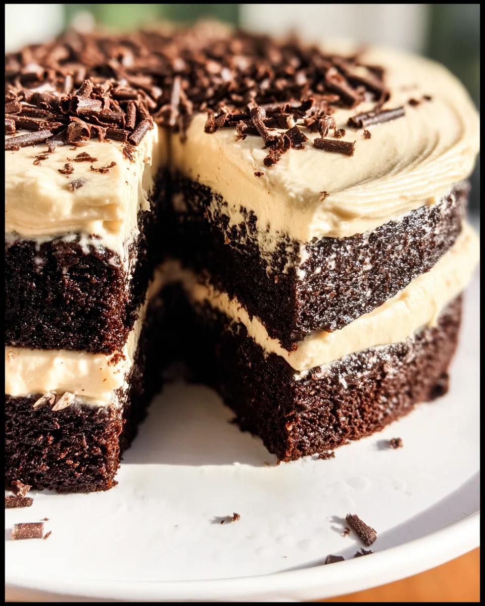 Guinness Chocolate Cake with Irish Buttercream
