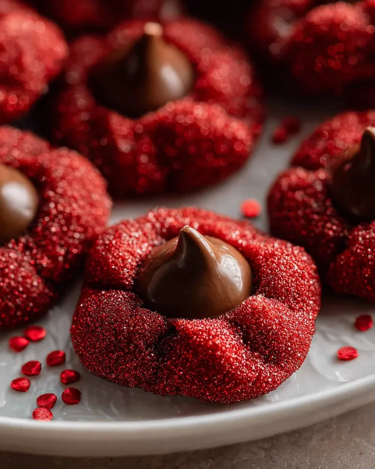 Hershey's Red Velvet Blossoms
