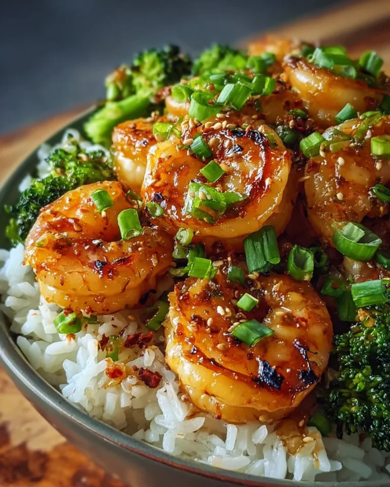 Honey Garlic Shrimp Bowls