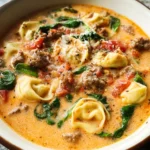 Italian Sausage Tortellini Soup