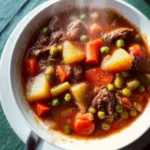 My Mom's Old-Fashioned Vegetable Beef Soup