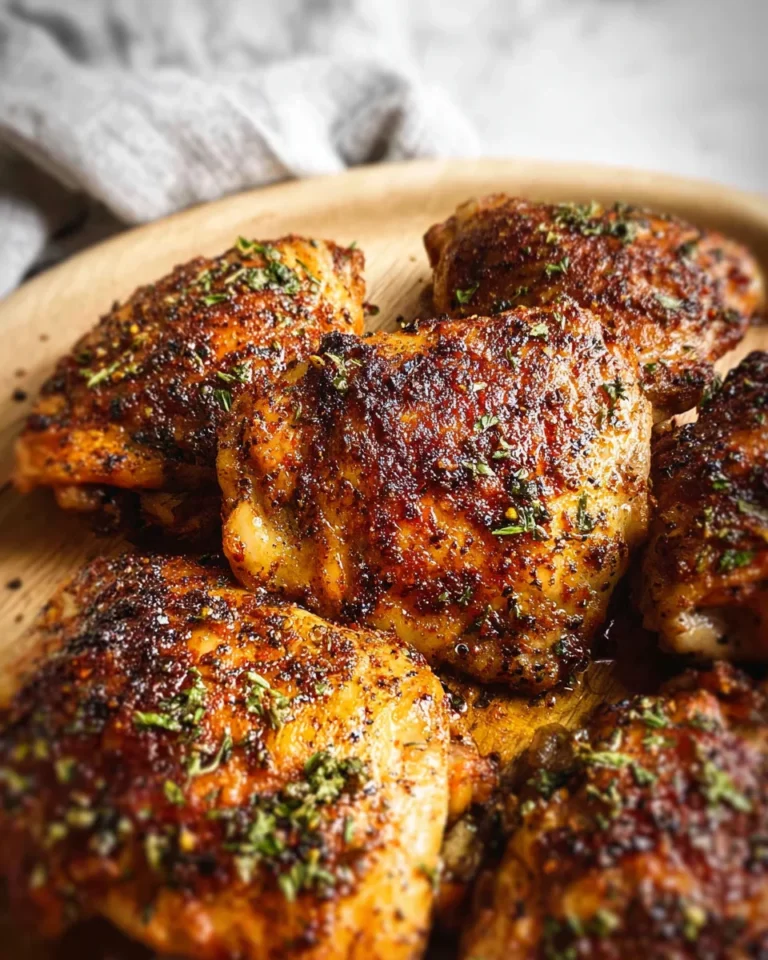 Oven Baked Chicken Thighs