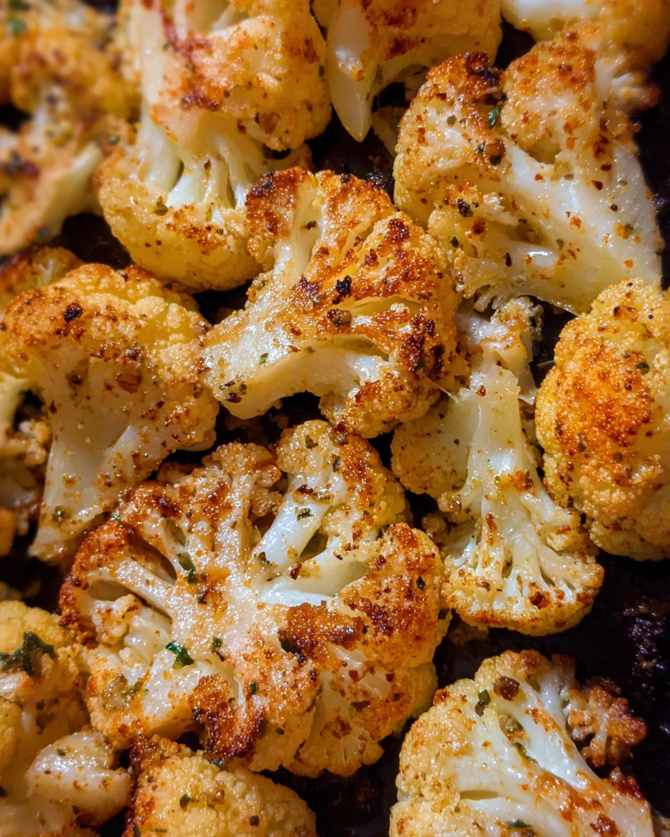 Oven Roasted Cauliflower Recipe