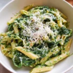 Pasta with Spinach Sauce