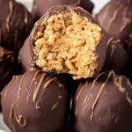 Peanut Butter Balls with Rice Krispies