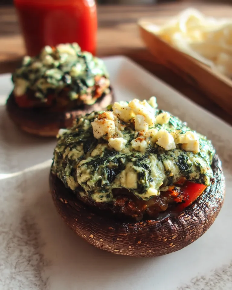Portabella Veggie Burger Mushroom Melts