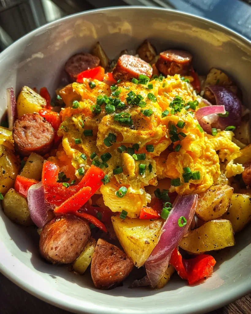 Sausage and Potato Meal Prep Breakfast Bowls