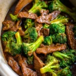 Slow Cooker Broccoli Beef