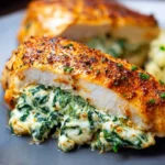Spinach Stuffed Chicken Breasts