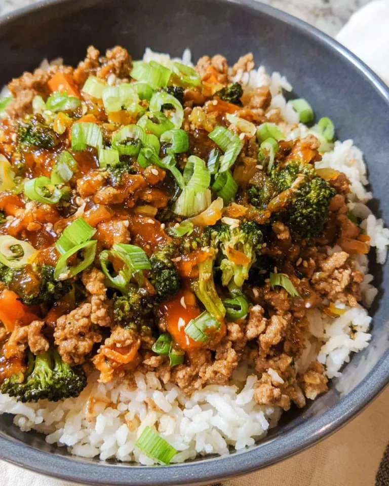 Teriyaki Turkey Rice Bowl