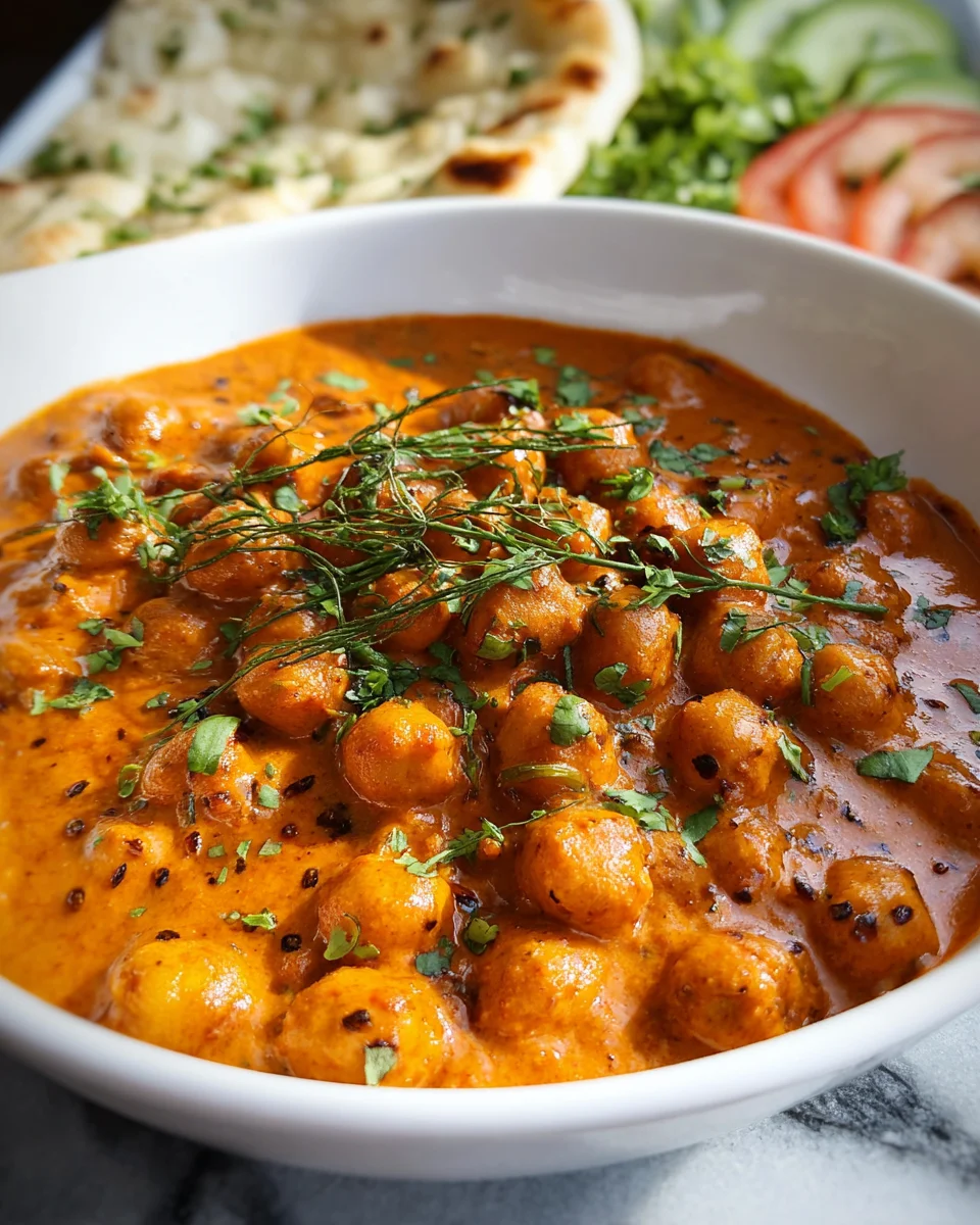 Vegetarian Chickpea Tikka Masala