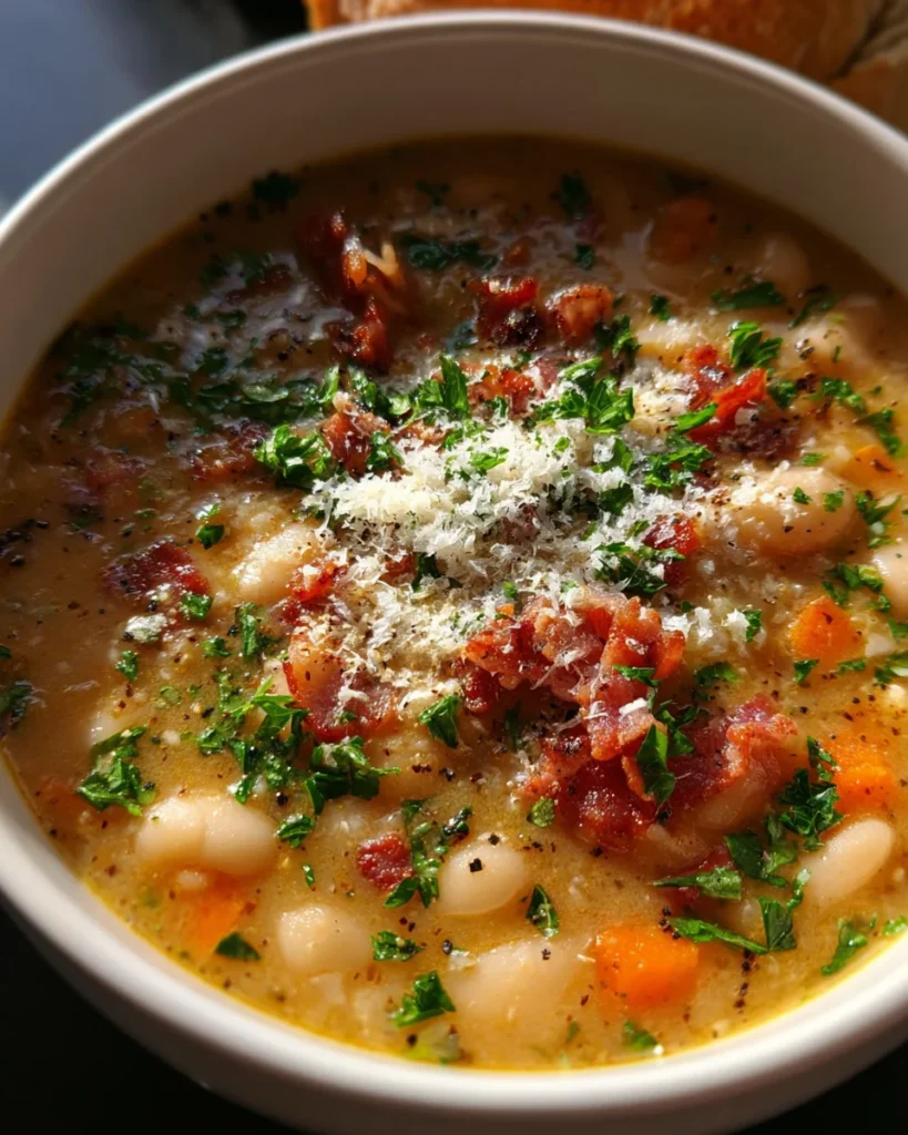 White Bean Soup with Bacon