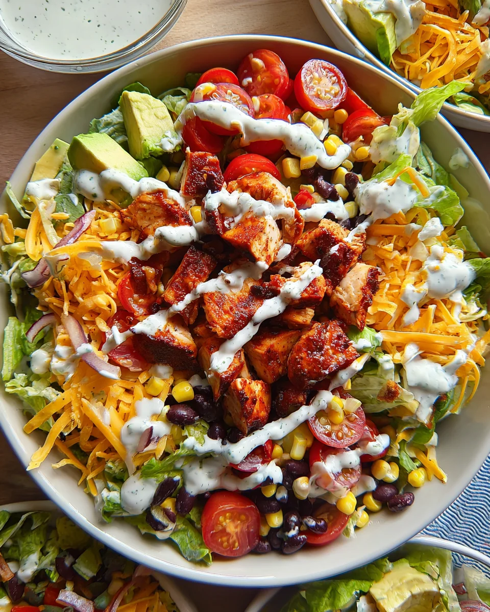 BBQ Chicken Salad 23 BBQ