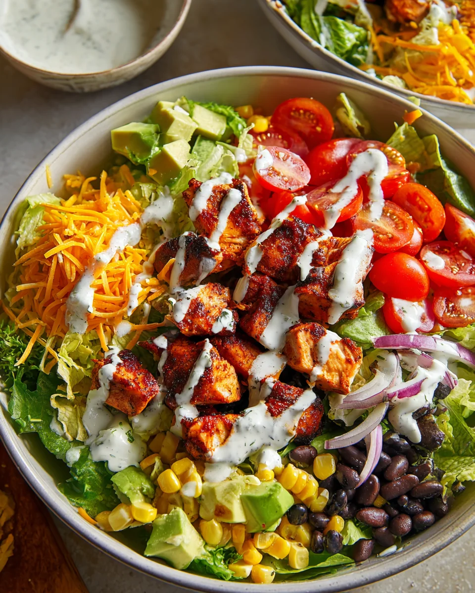 BBQ Chicken Salad 24 BBQ