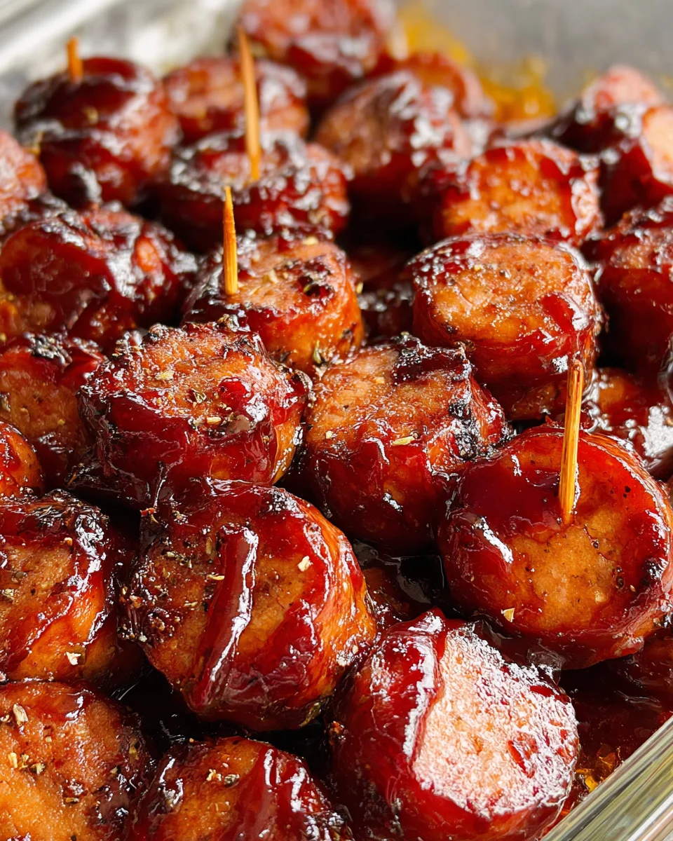 BBQ Sausage Bites 16 BBQ