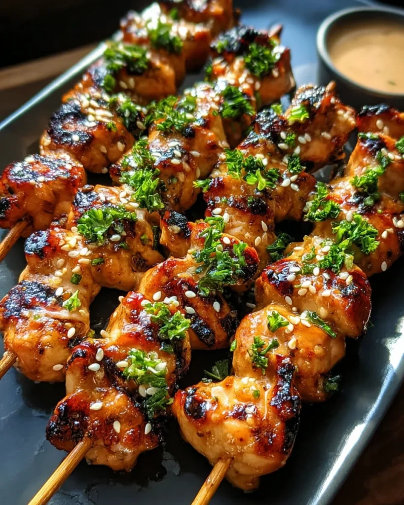 Bang Bang Chicken Skewers Recipe