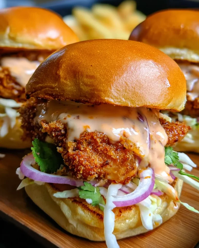 Bang Bang Chicken Sliders