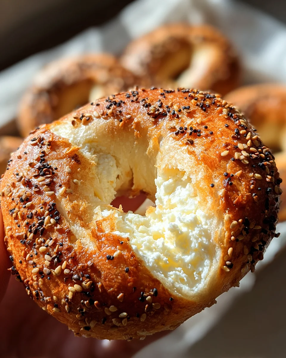 Cottage Cheese Bagels