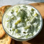 Creamy Dill Pickle Cottage Cheese Dip
