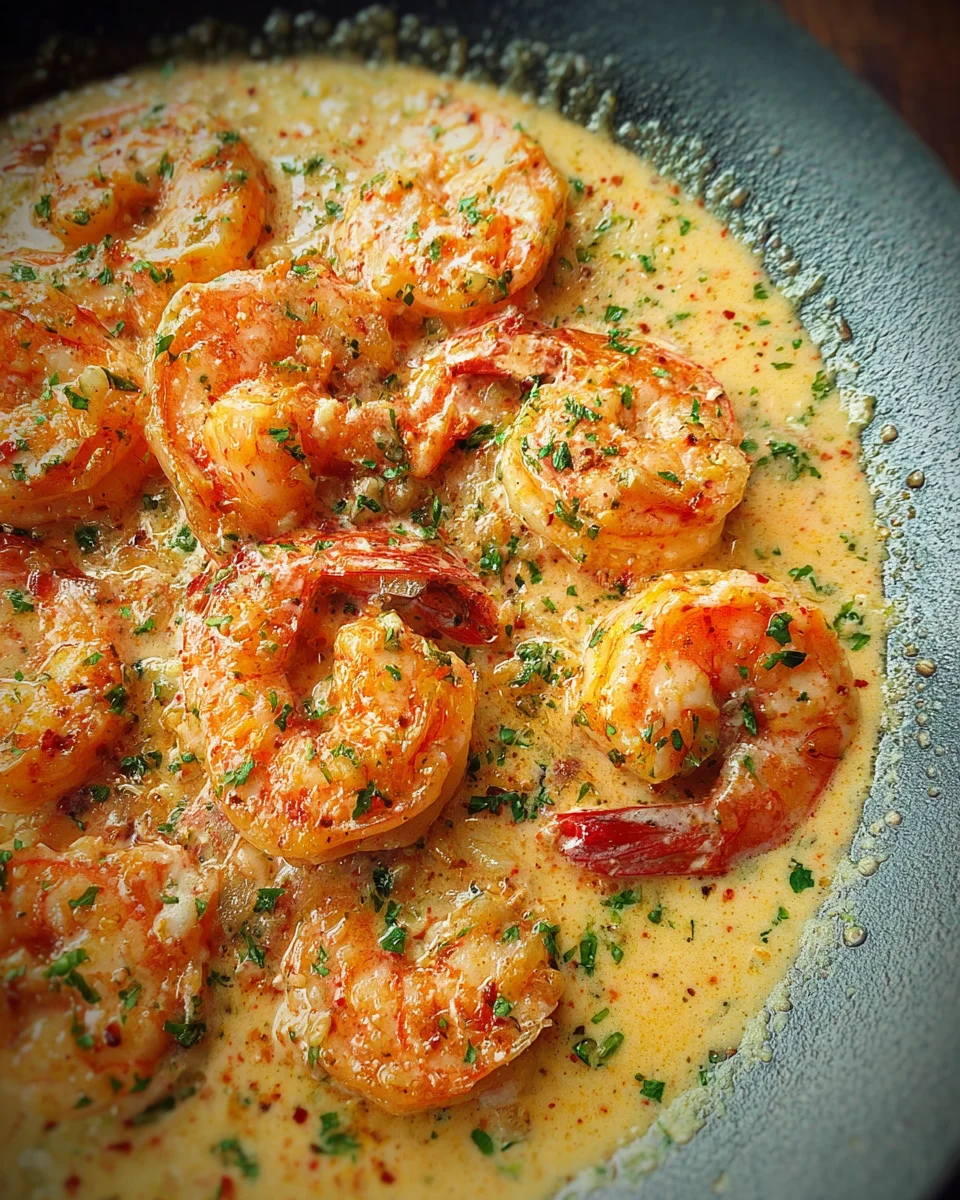 Creamy Garlic Shrimp (15 Minutes) 20 Creamy