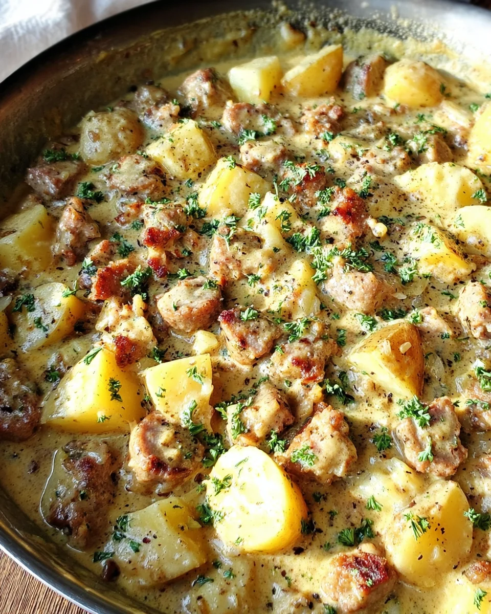 Creamy Sausage and Potatoes 22 Creamy