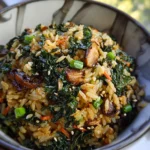 Crispy Kale and Shiitake Fried Rice