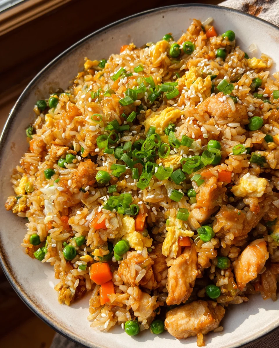Easy Chicken Fried Rice (Restaurant-Style)